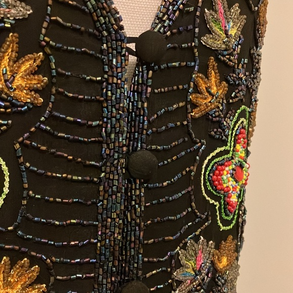 Other Destination vintage beaded vest size M - Picture 3 of 6